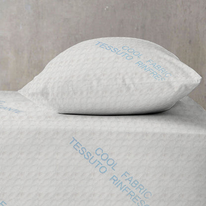 Coprimaterasso estivo rinfrescante – elasticizzato con angoli – termoregolatore