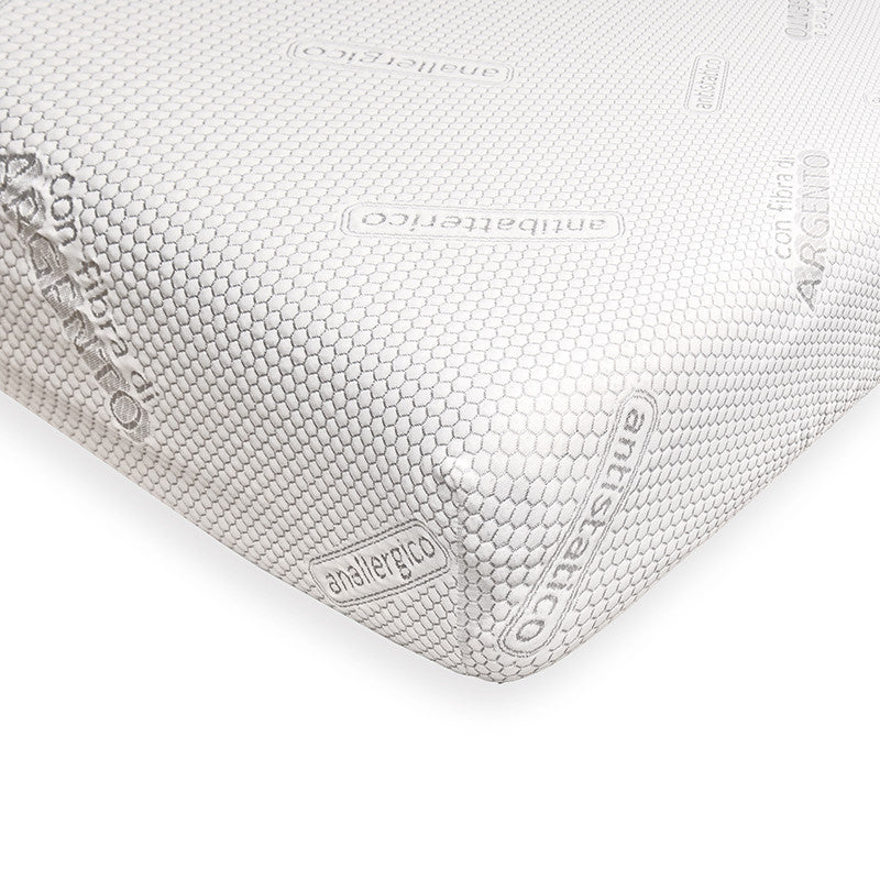 Coprimaterasso con fibra d’argento, antiodore e antimicotico