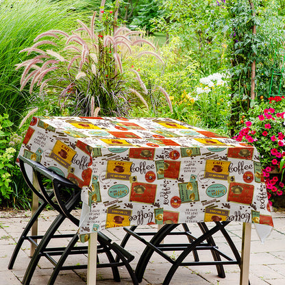 Tovaglia cerata antimacchia in PVC - Vintage