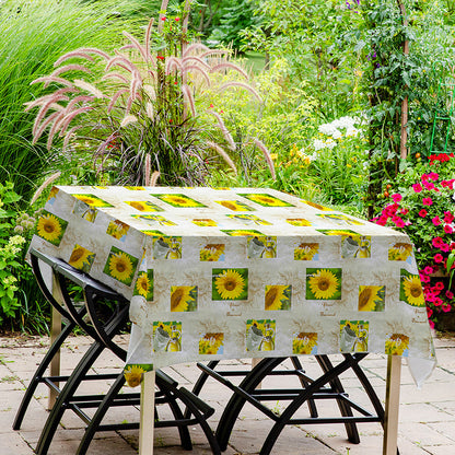 Tovaglia cerata antimacchia in PVC - Tournesol