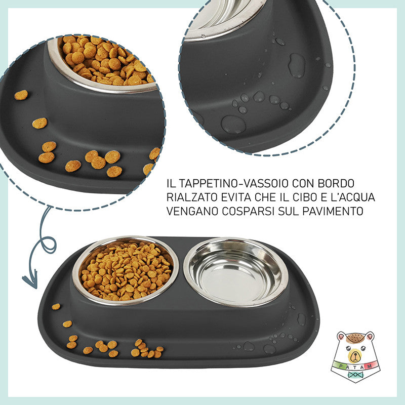 LucyBalu Doppia Mangiatoia Per Gatti I Ciotola Ergonomica Per - Foto 13