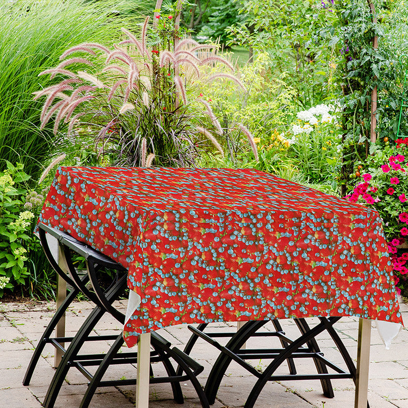 Tovaglia cerata antimacchia in PVC - Fragole Mix